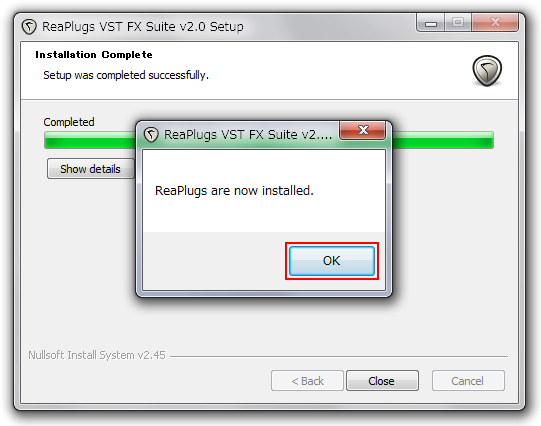 ReaPlugs are now installed.